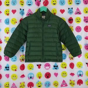 Patagonia Boy's Nano Green Jacket Small (8) Size